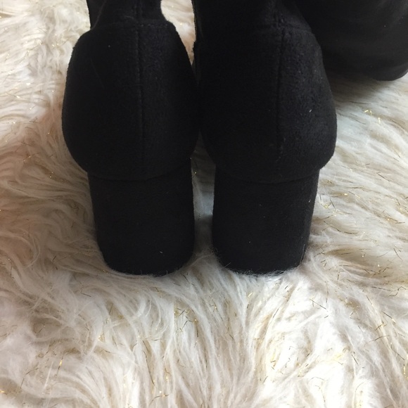 Lulus Tahlia Black Suede Over The Knee Boots - Picture 6 of 6